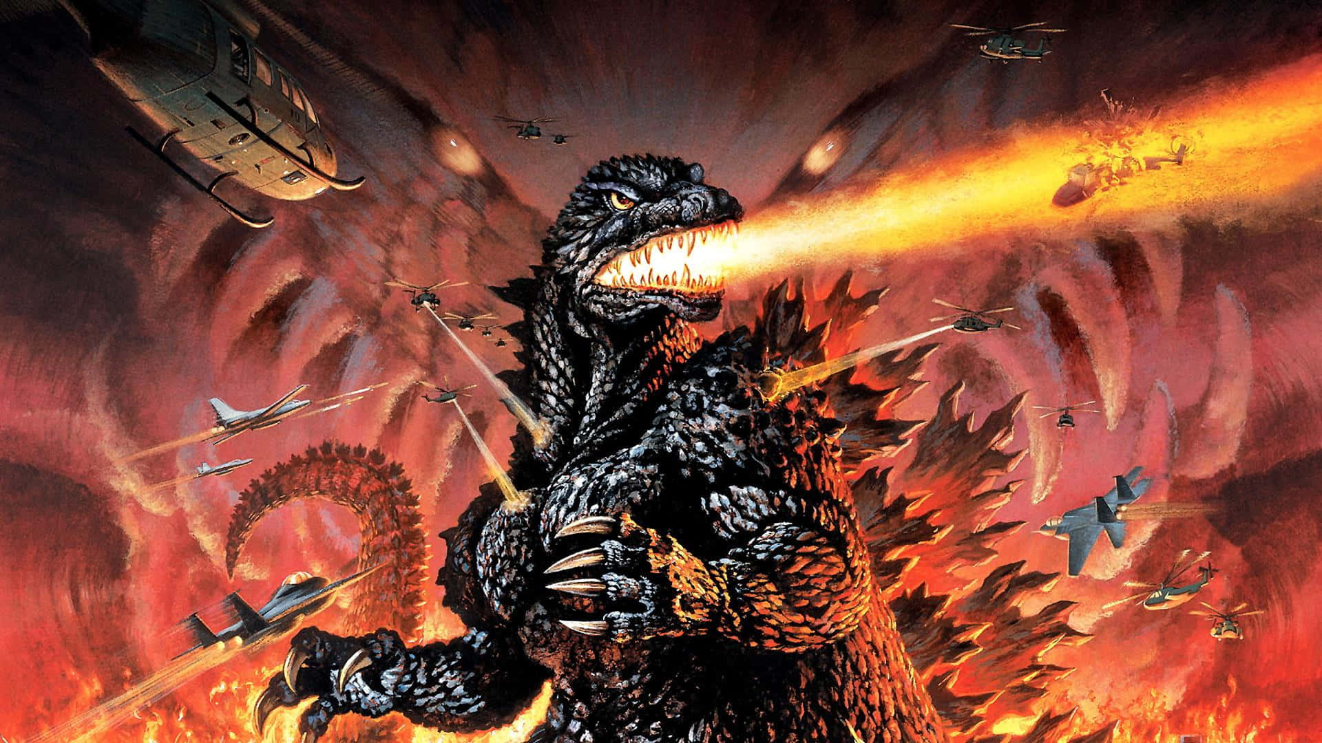 Burning Godzilla by conquerorsaint on DeviantArt  Imagenes de godzilla  Monstruos Figuras de goku