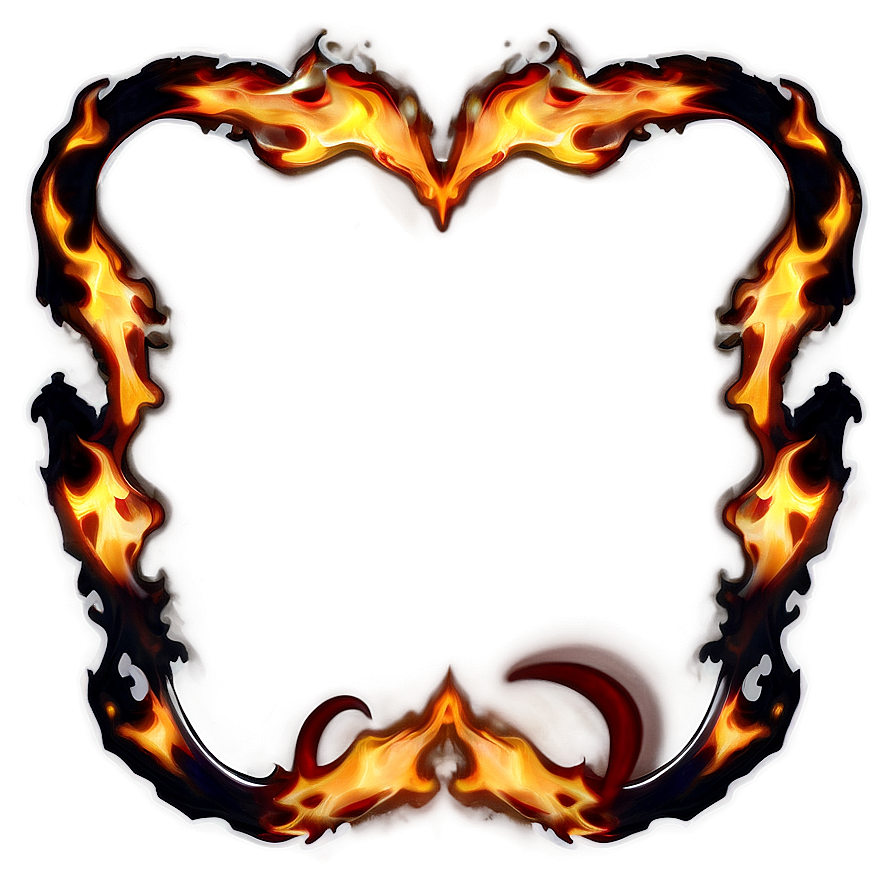 Burning Halo Border Png Egi82 PNG