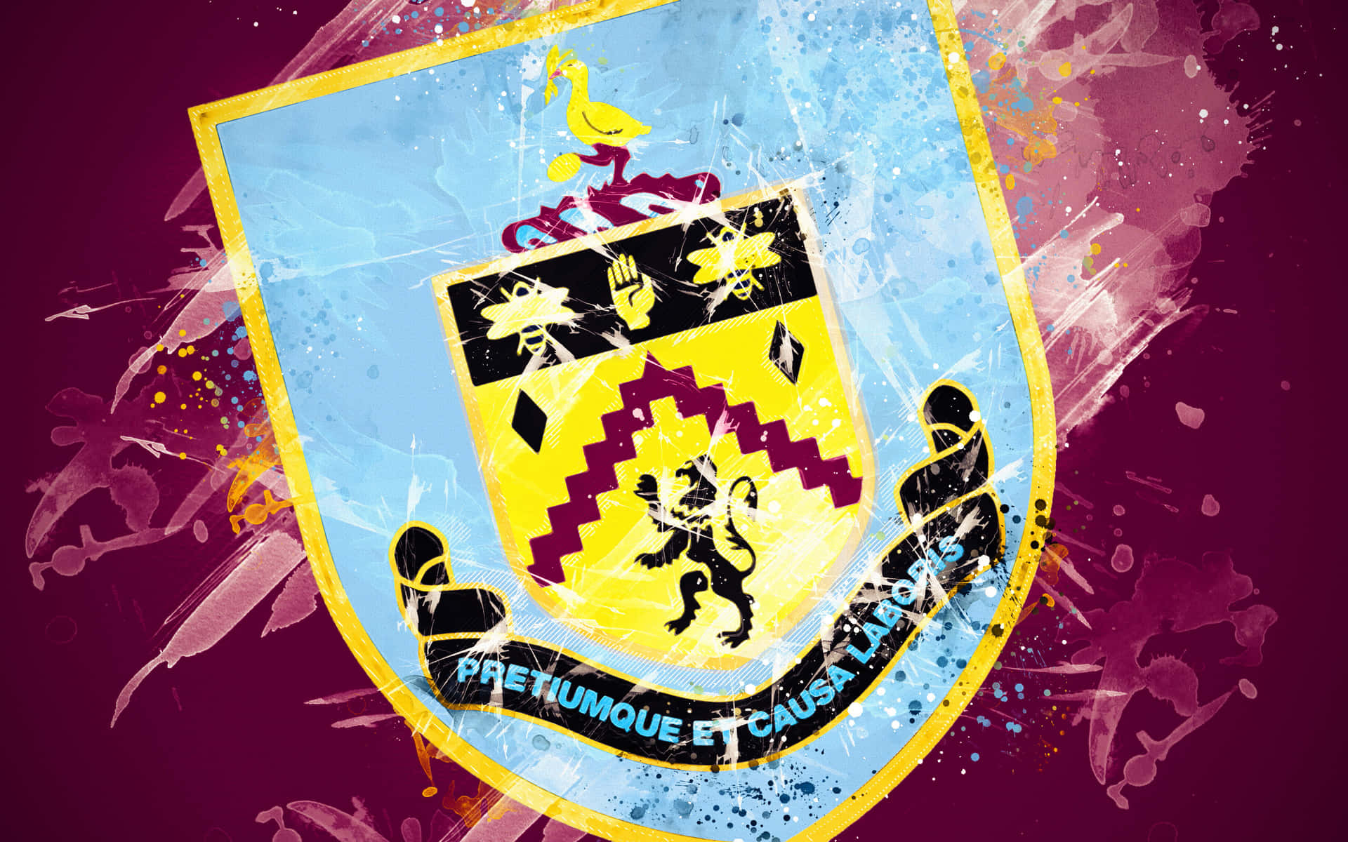 Wallpaper of Burnley FC players in action Wallpaper