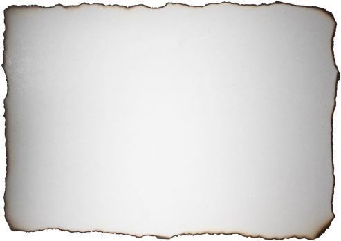 Burnt Edge Blank Paper Texture PNG