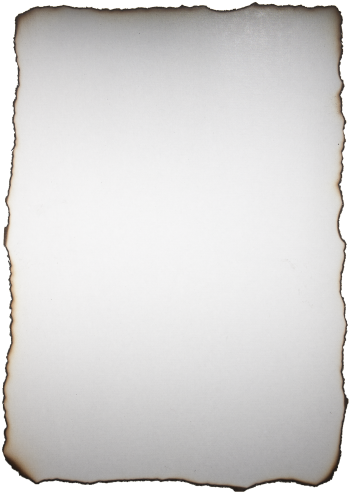 Burnt Edge Blank Paper Texture PNG