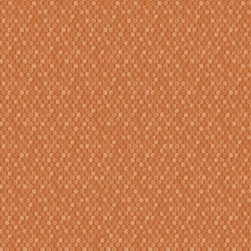 Burnt Orange Bubble Pattern Texture Wallpaper