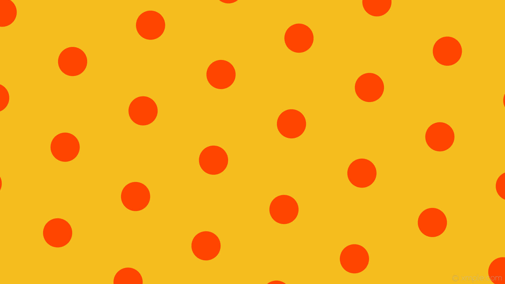 Burnt Orange Dotson Yellow Background Wallpaper