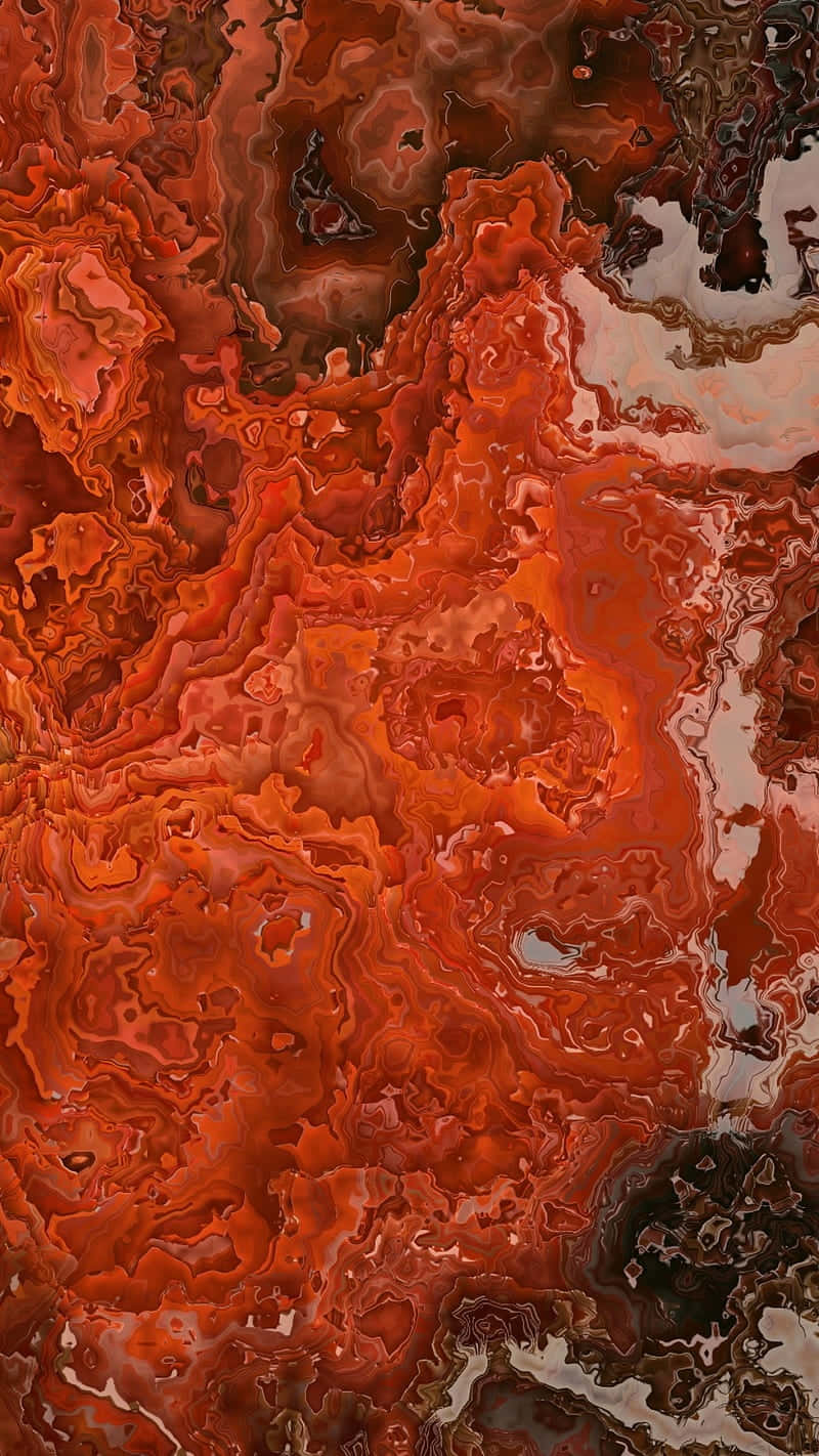Burnt_ Orange_ Fluid_ Art_ Pattern.jpg Wallpaper