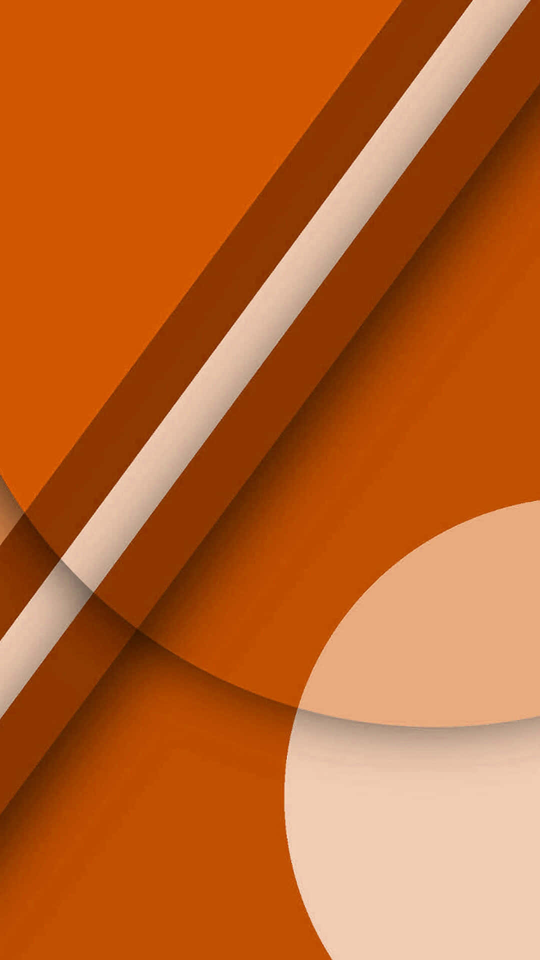 Burnt Orange Geometric Abstract Wallpaper