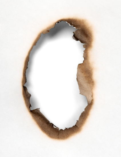 Burnt Paper Edge Hole PNG