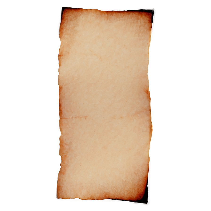 Burnt Paper With Fire Marks Png 11 PNG