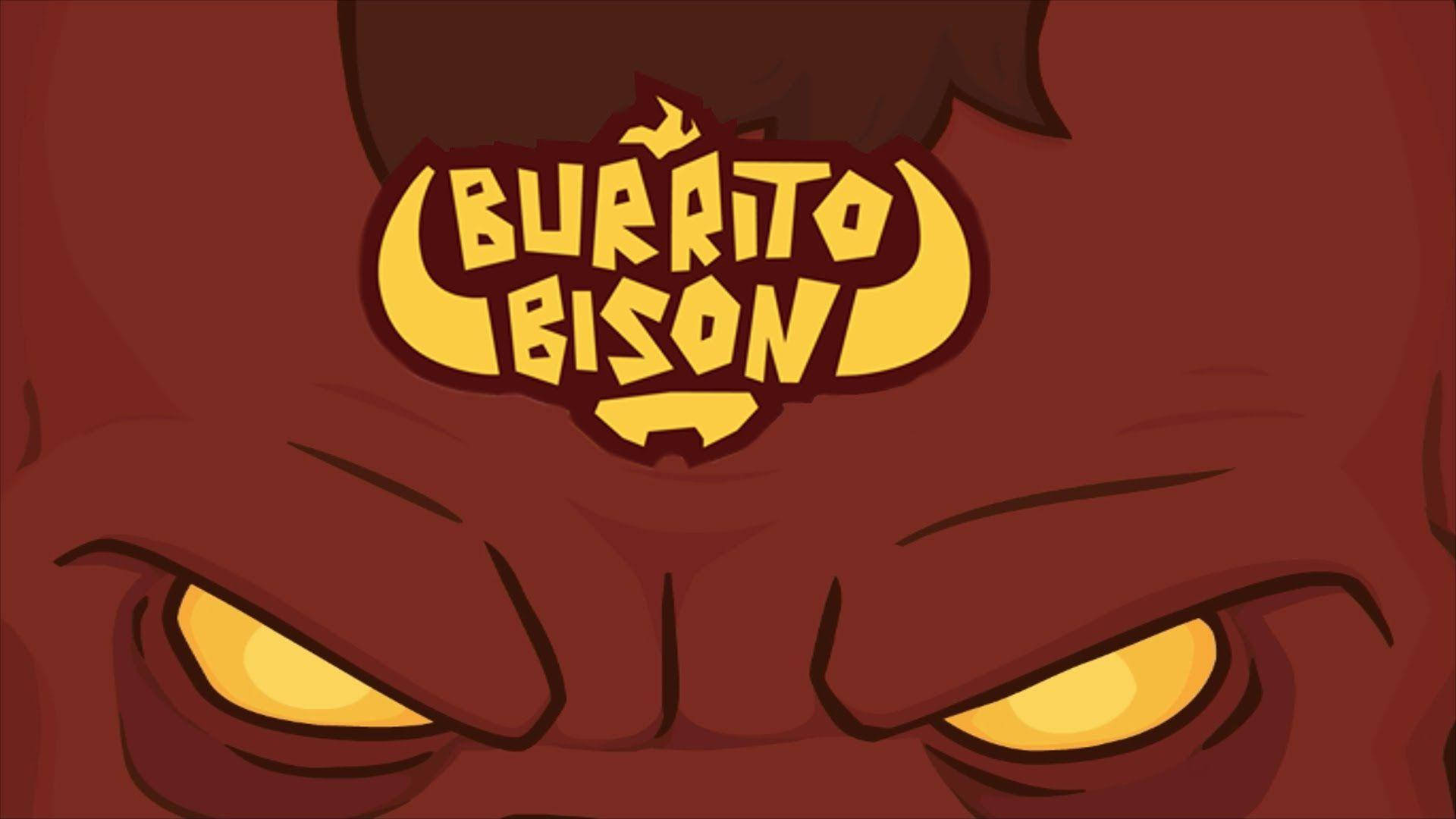 Burrito Bison Art - Kontrolleret af reb og honning. Wallpaper