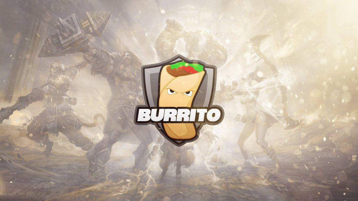 Arte Digital De Burrito Papel de Parede