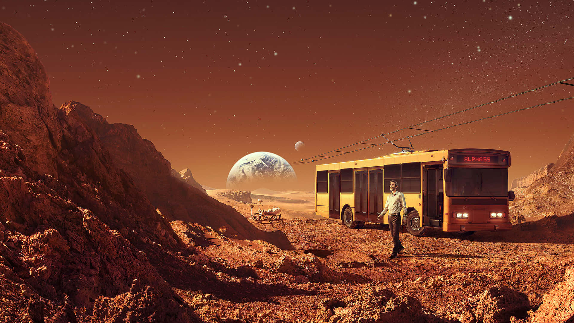 Bus On Mars Pictures