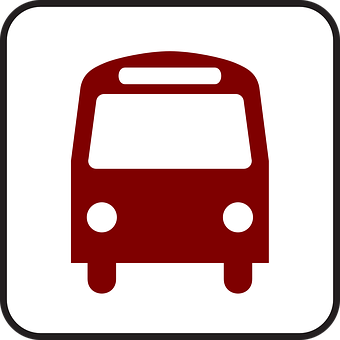 Bus Sign Icon PNG