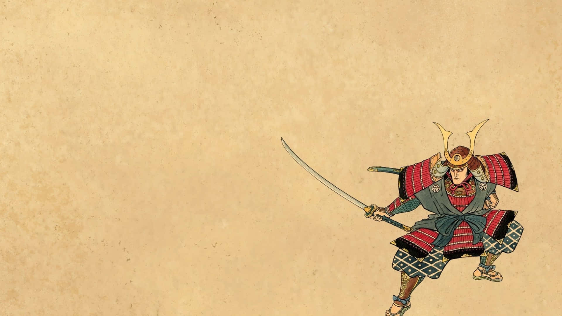 Caption: A Bushido Warrior in Deep Contemplation Wallpaper
