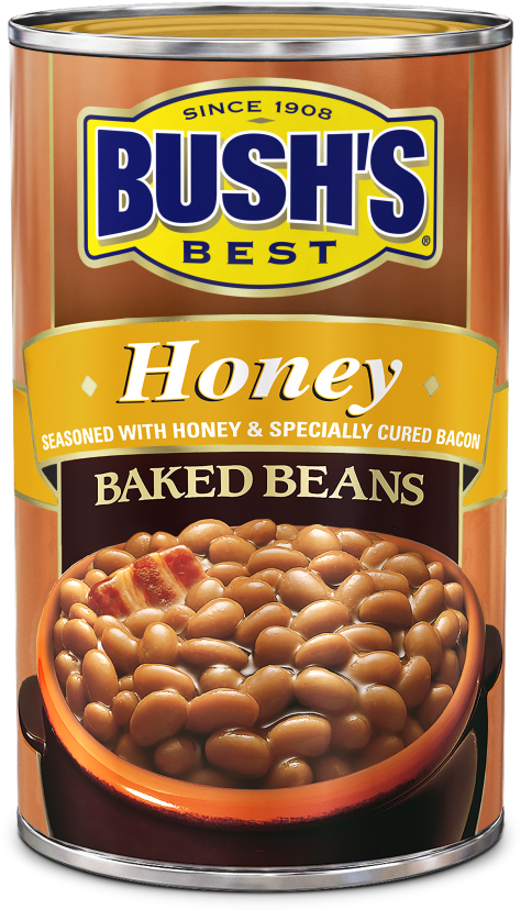Bushs Honey Baked Beanswith Bacon PNG