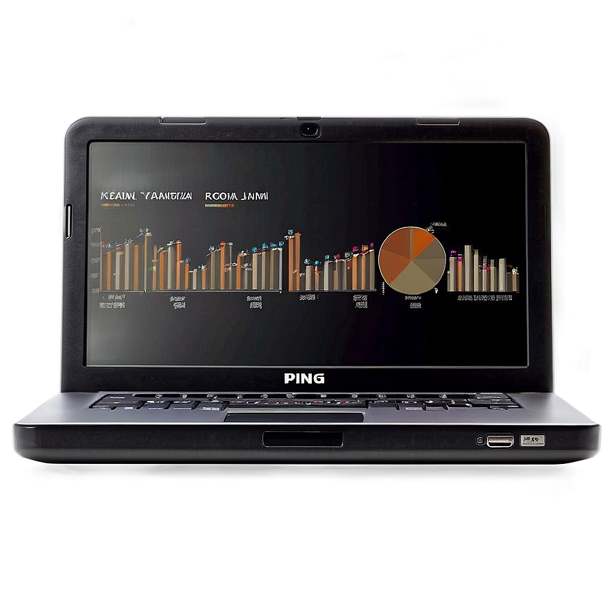 Business Laptop Visualization Png 26 PNG