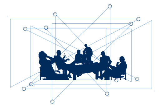 Business Network Concept PNG