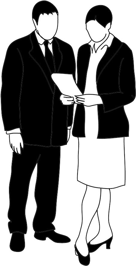 Business People Discussion Silhouette.png PNG