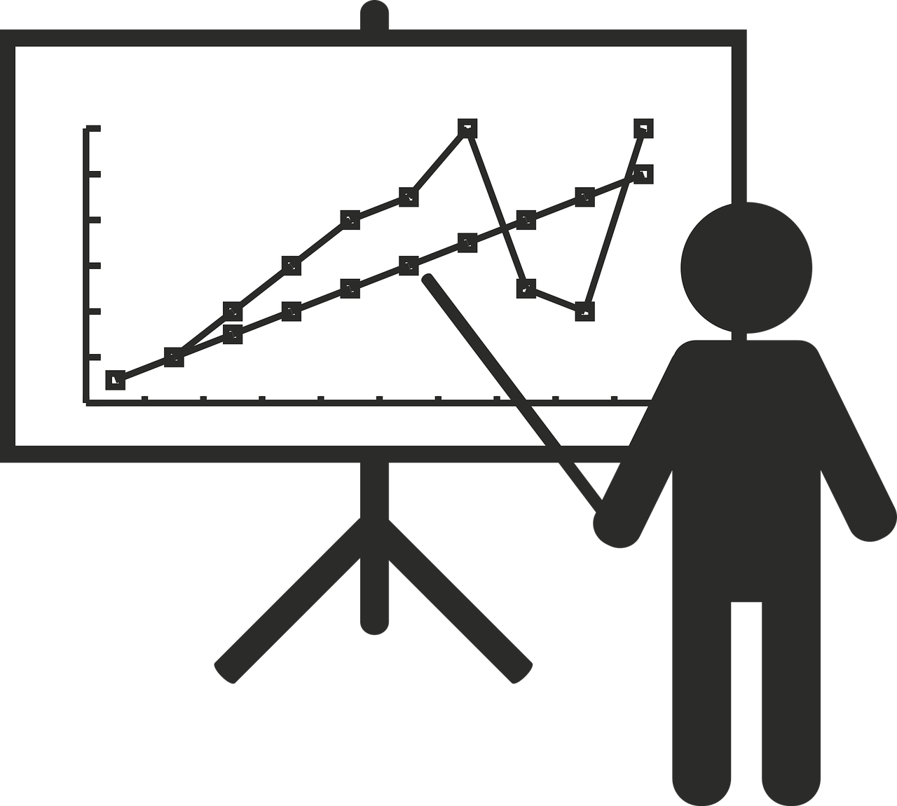 Business Presentation Growth Analysis PNG