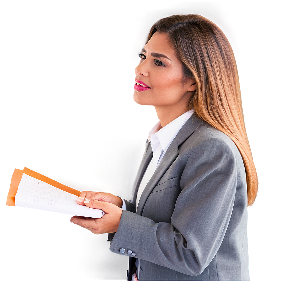 Business Woman Planning Png Odo24 PNG