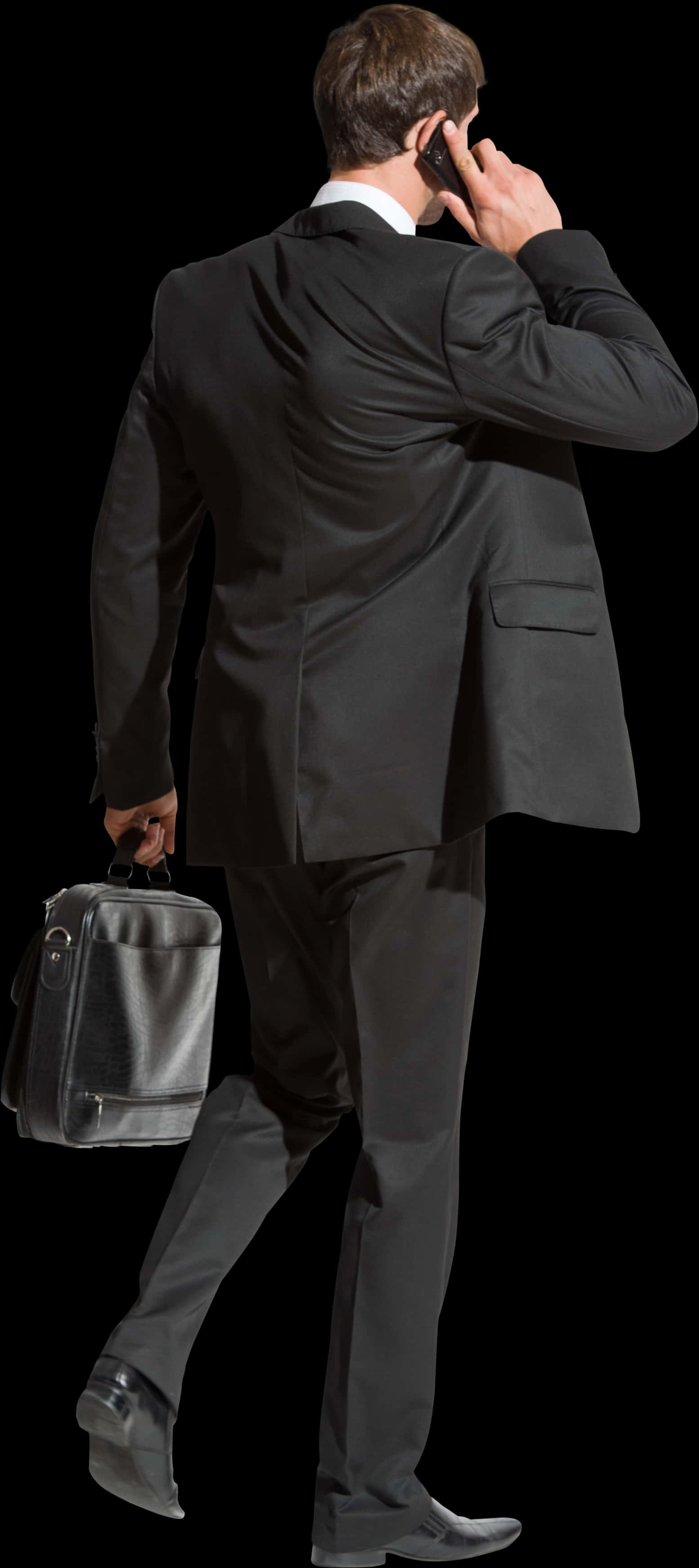 Businessman On The Go PNG