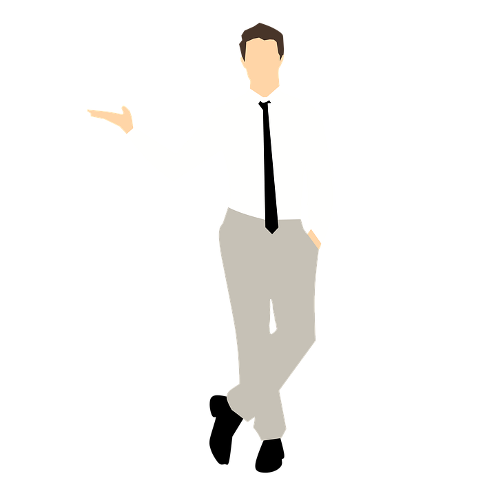 Businessman Presenting Vector PNG