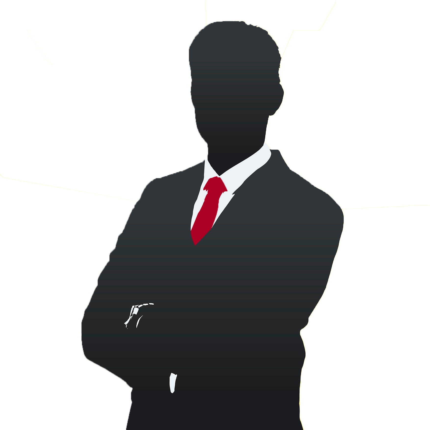 Businessman Silhouette Profile PNG