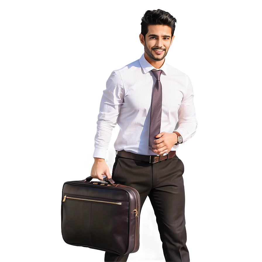 Businessman With Briefcase Png Enj PNG
