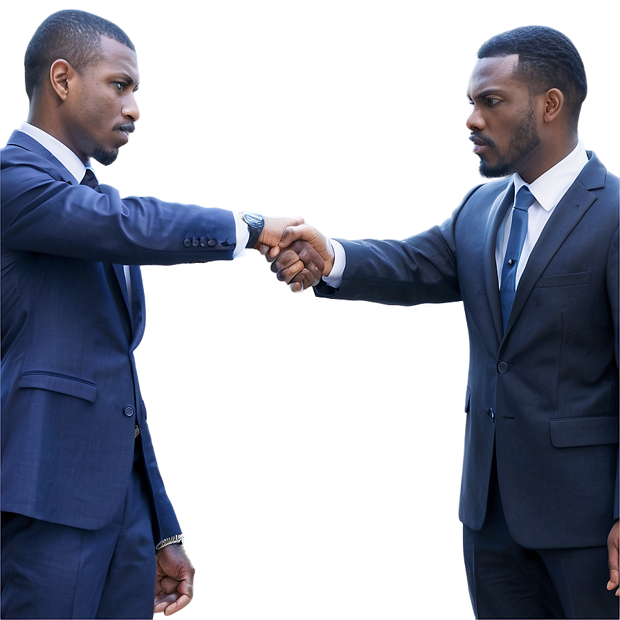 Businessmen Handshake Agreement PNG