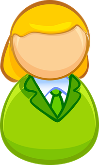 Businesswoman Icon Vector PNG