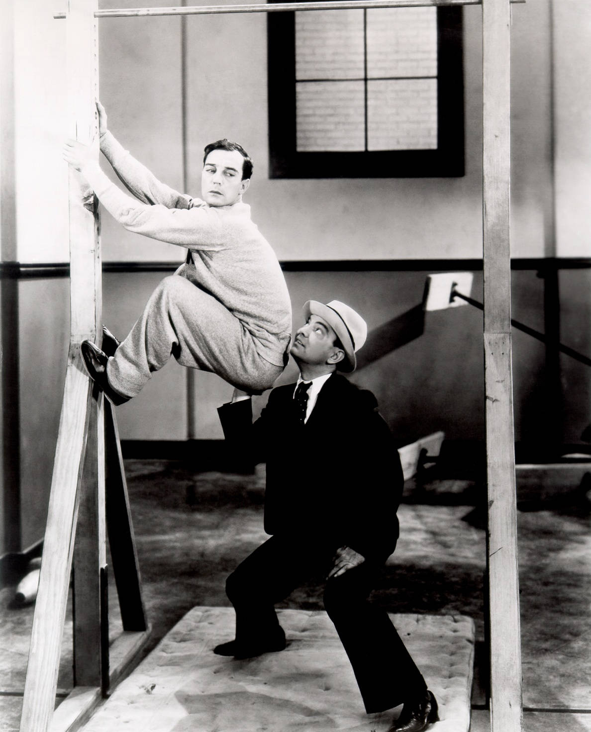 Actorestadounidense Buster Keaton 1927. Fondo de pantalla