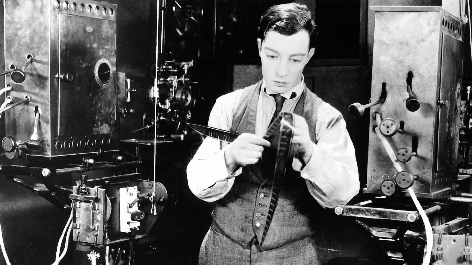 Busterkeaton Movie Camera Man (uomo Della Macchina Da Presa Del Film Di Buster Keaton) Sfondo