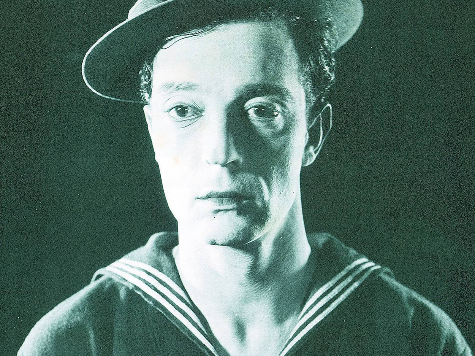 Bilderav Buster Keaton I Filmen The Navigator Som Bakgrundsbilder Till Datorn Eller Mobilen. Wallpaper
