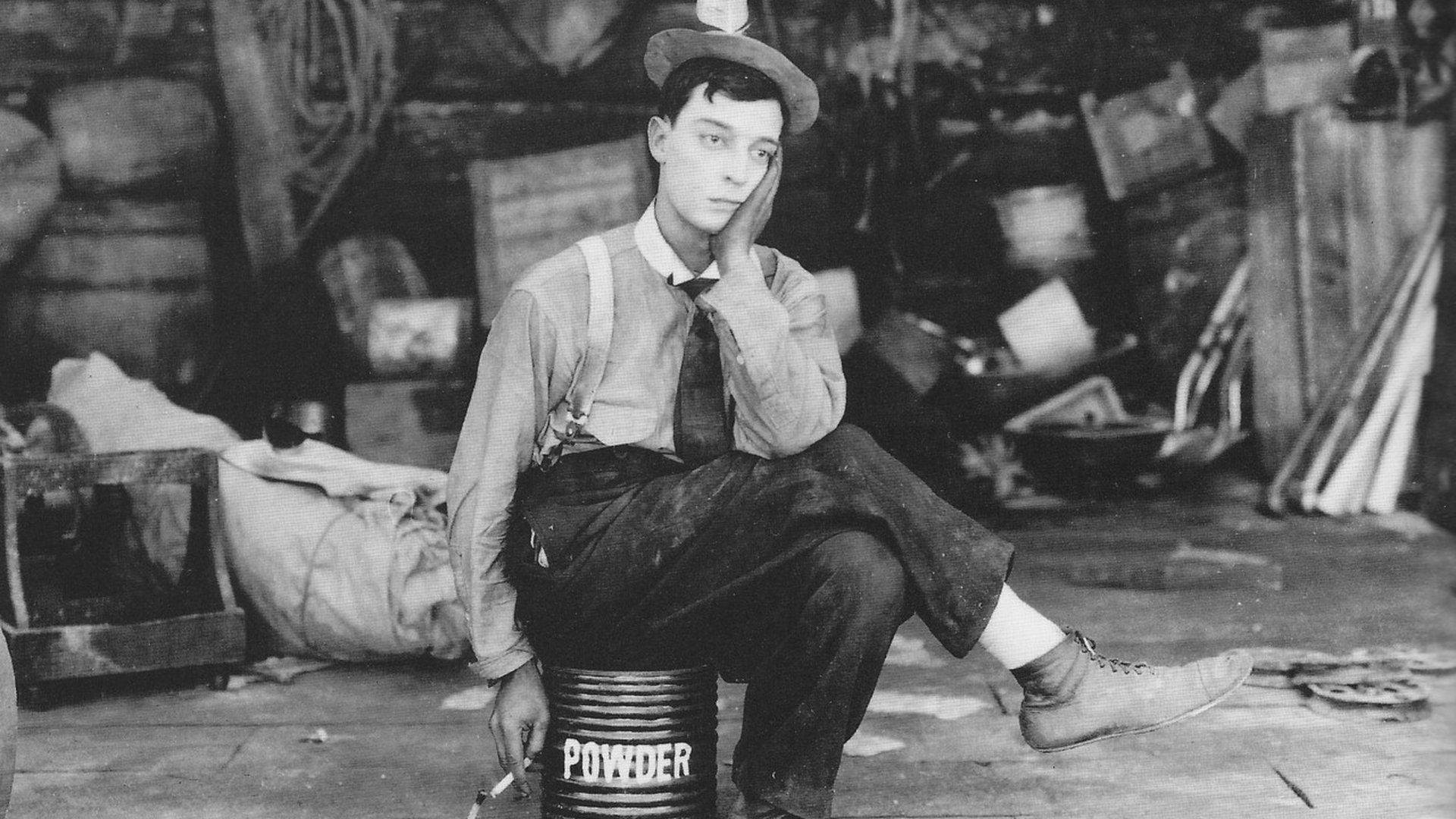 Buster Keaton in "The Paleface", 1922 Wallpaper