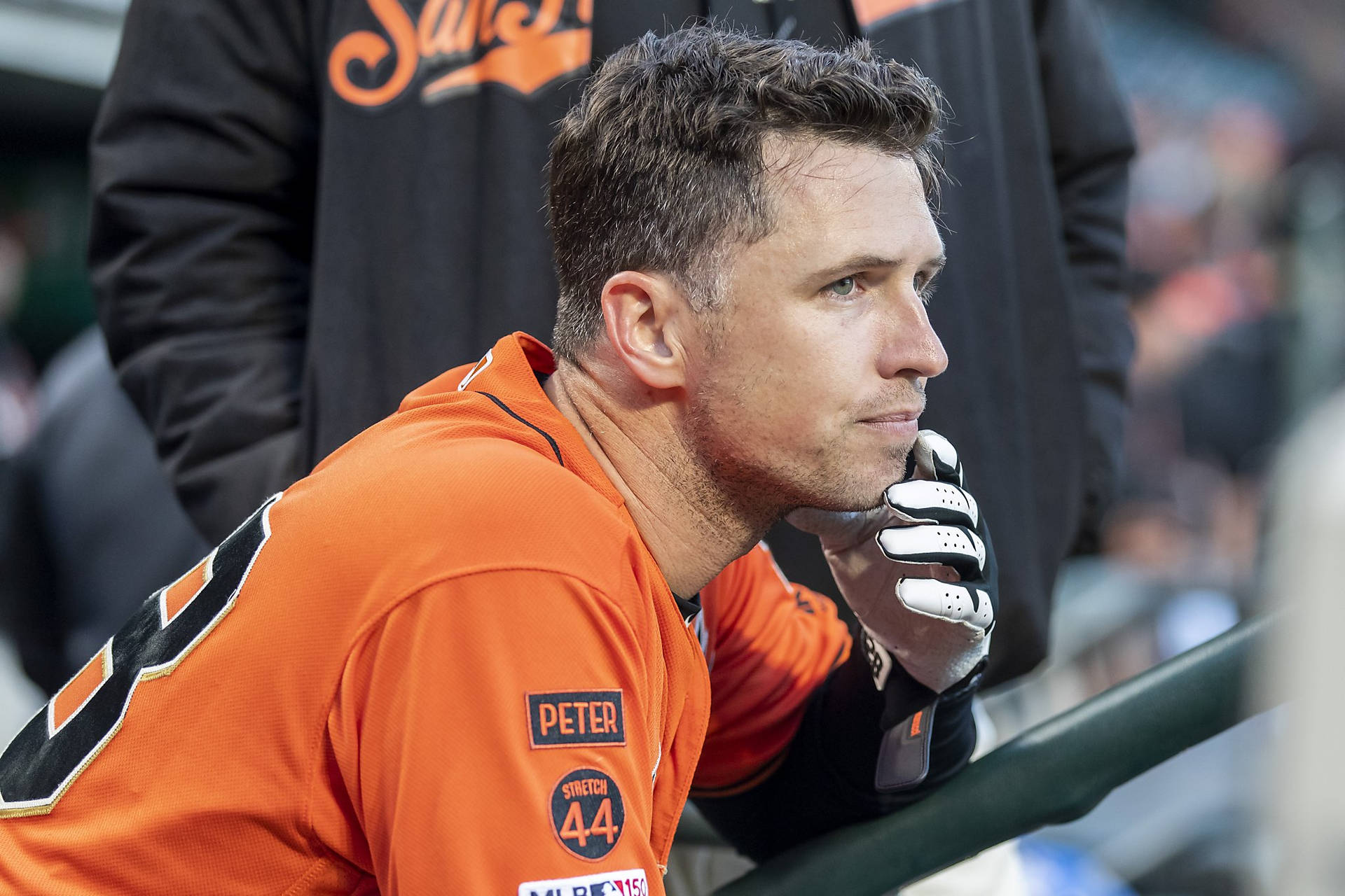 Buster Posey Spectating Wallpaper