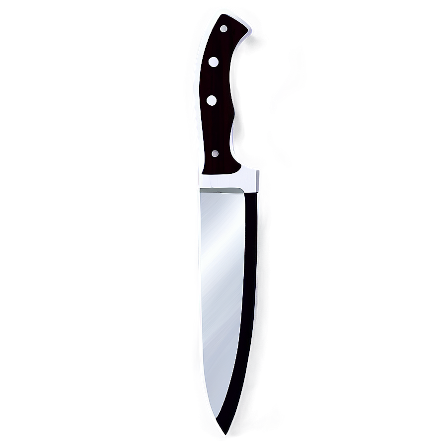 Butcher Knife Illustration Png 06132024 PNG