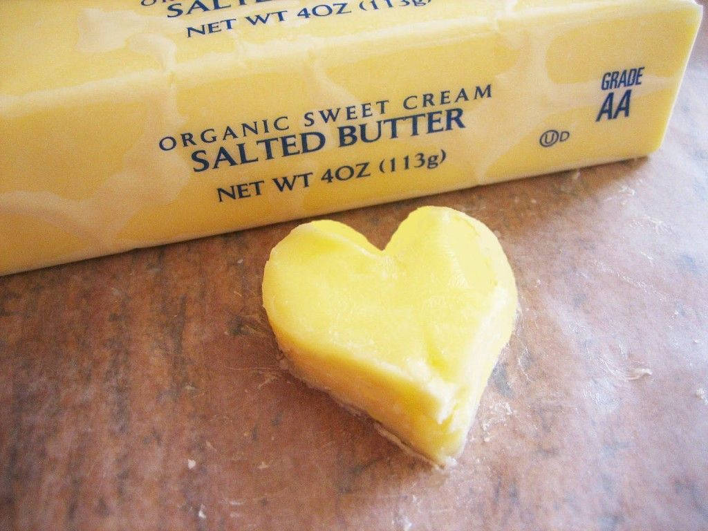 Butter Heart Shape Wallpaper