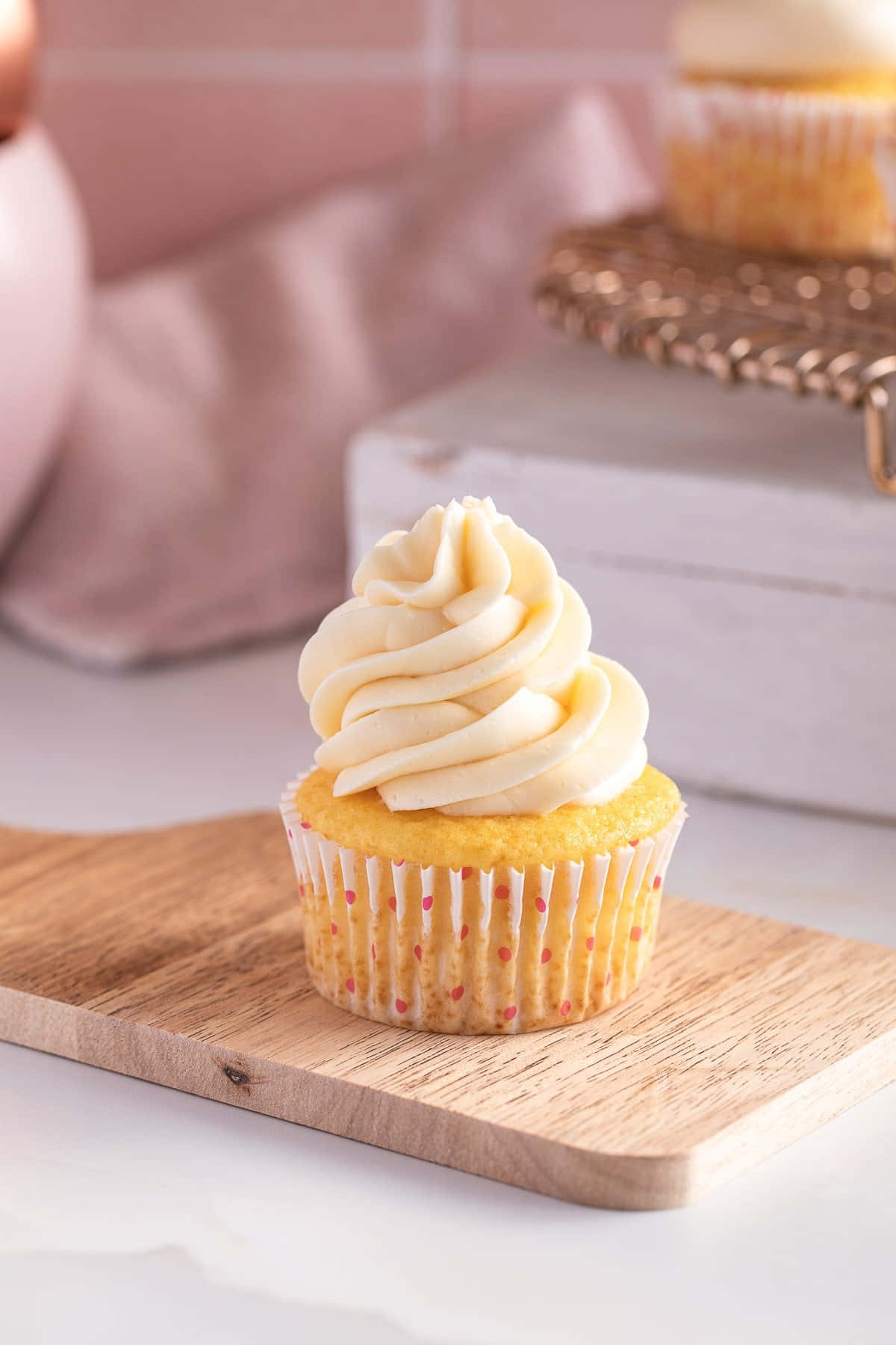 Smooth and Sweet Buttercream Frosting Wallpaper