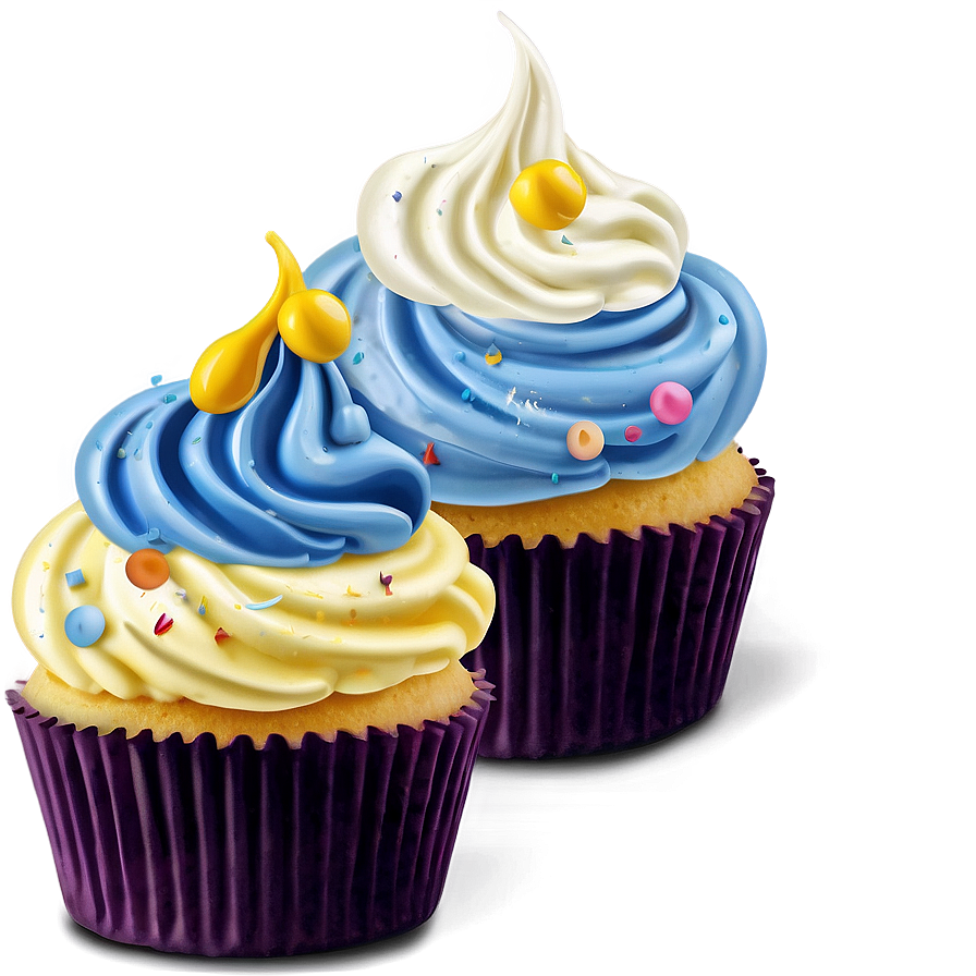 Buttercream Cupcakes Png Woh16 PNG