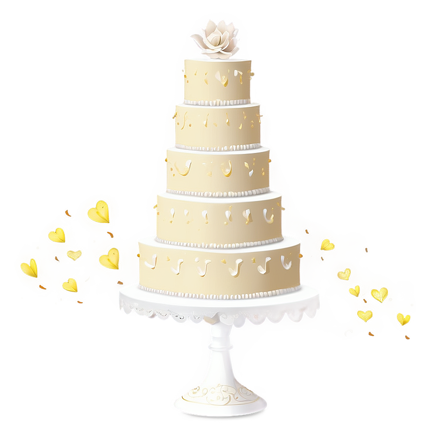 Buttercream Wedding Cake Png 90 PNG