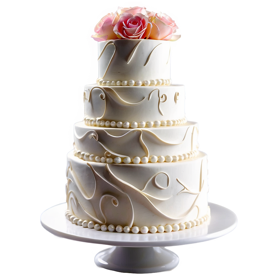 Buttercream Wedding Cake Png Pao PNG