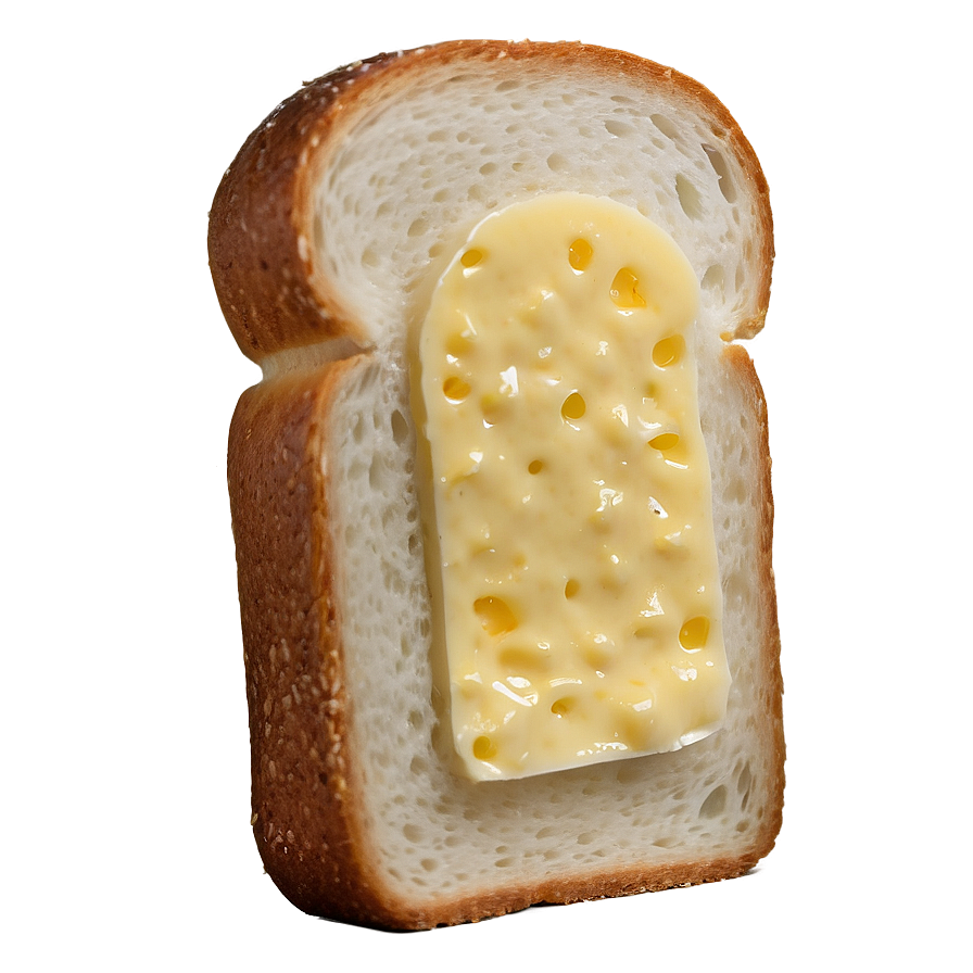 Buttered Bread Slice Png 64 PNG