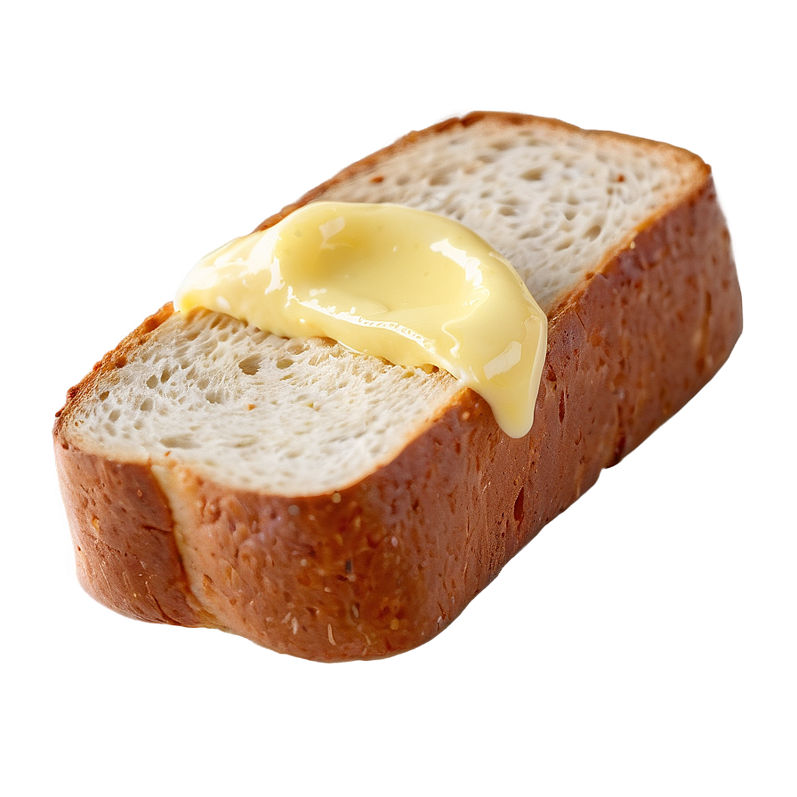 Buttered Bread Slice Png Mex PNG