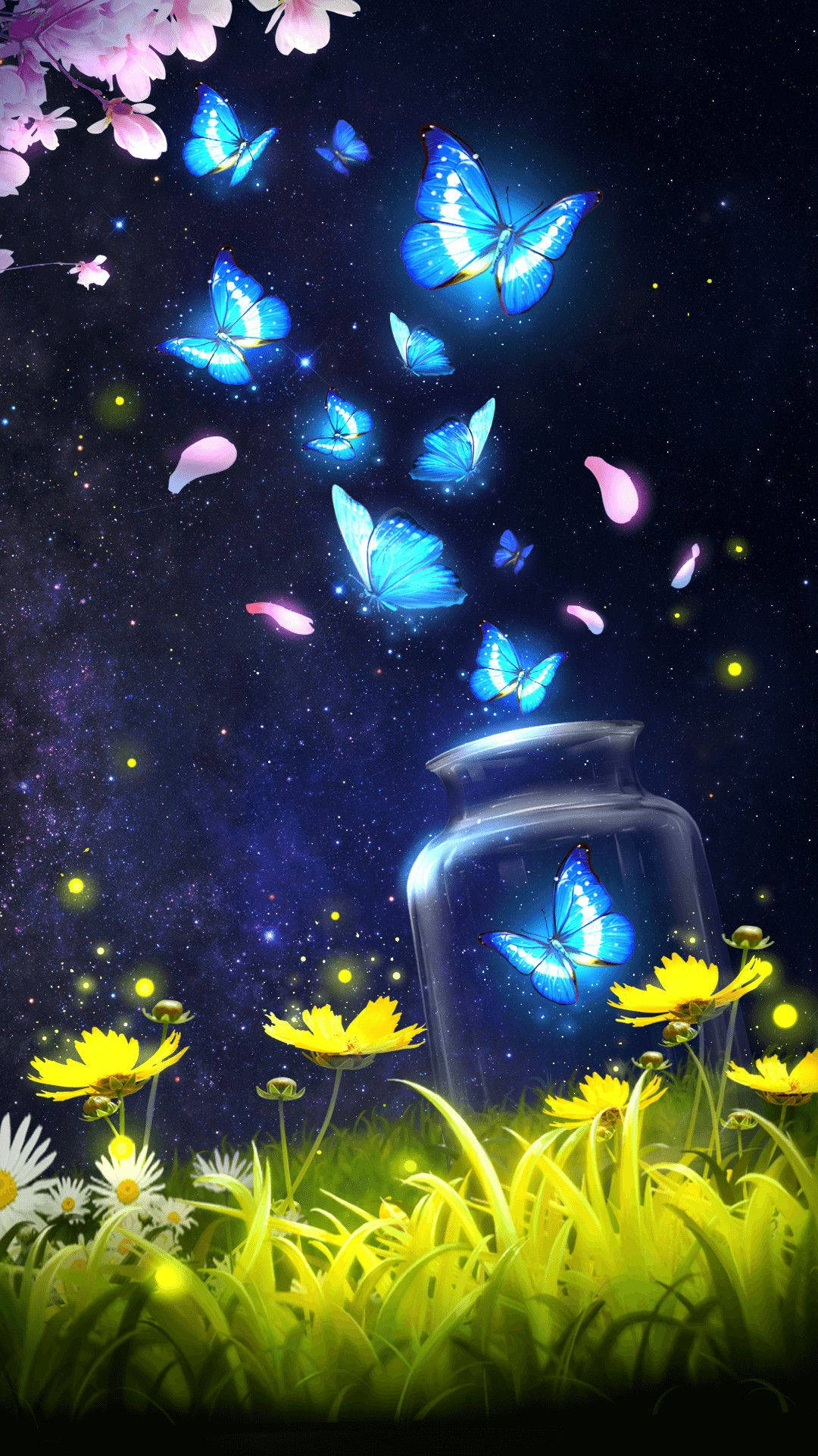 Download Butterflies Animated Hd Wallpaper 
