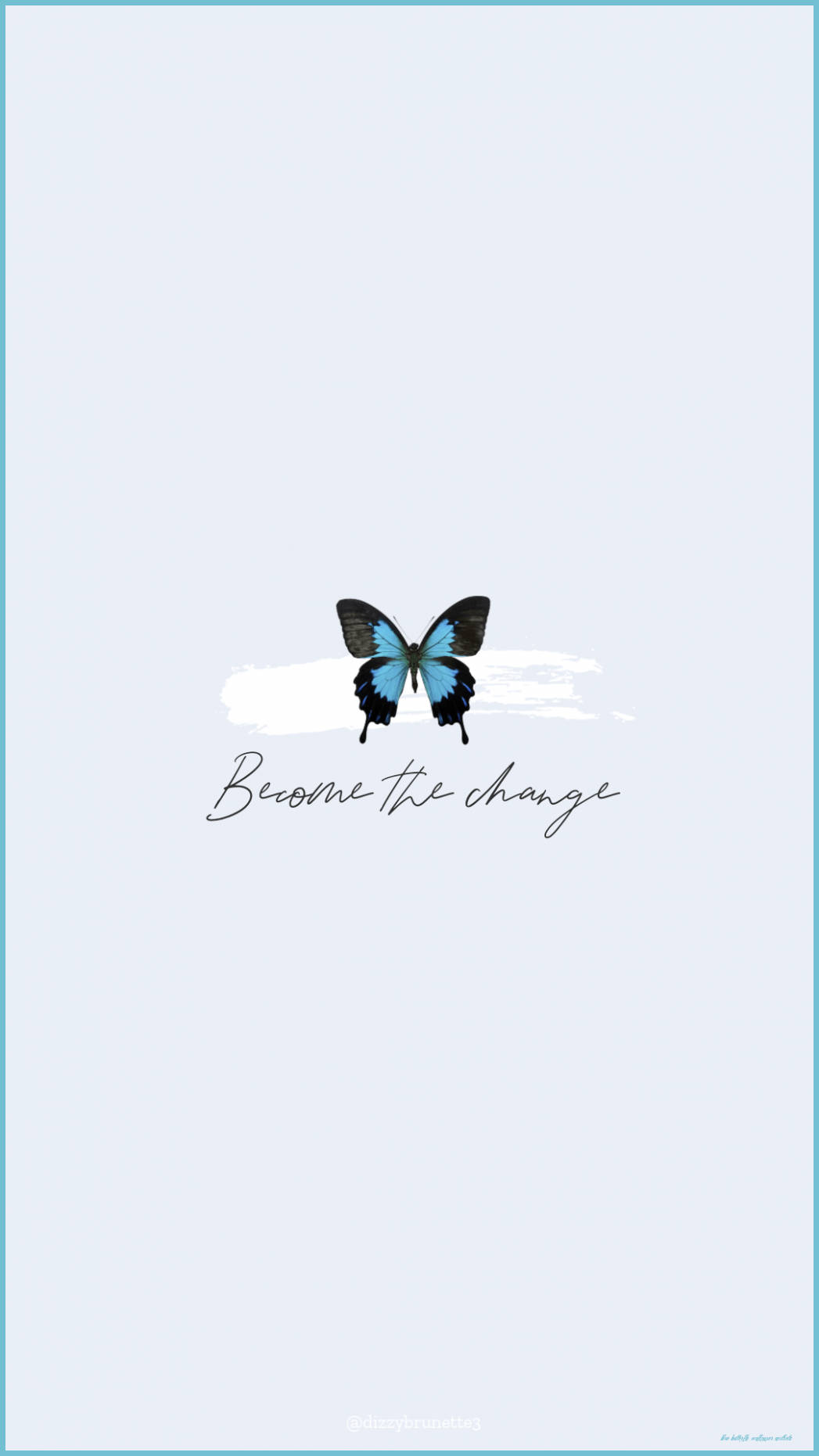 Butterfly Aesthetic Quote Wallpaper