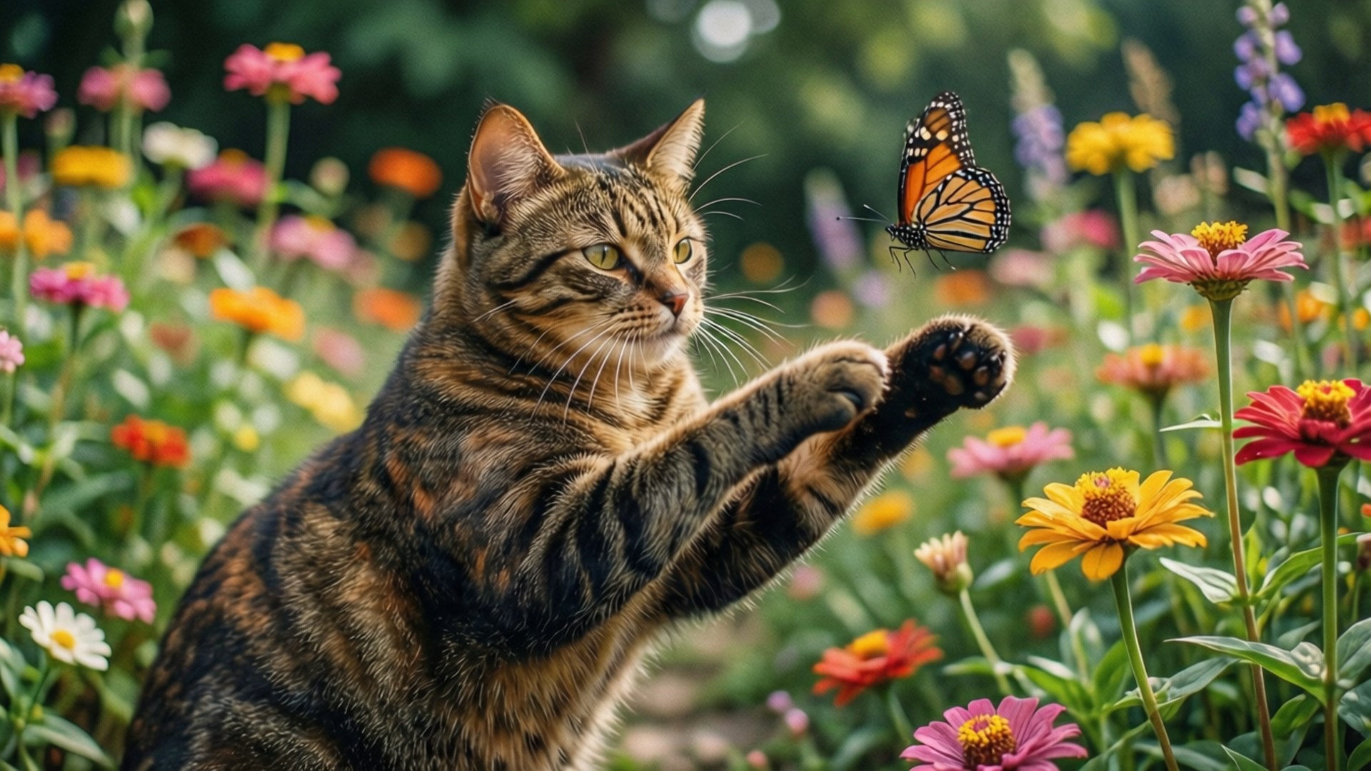 Butterfly Chase Bakgrunner