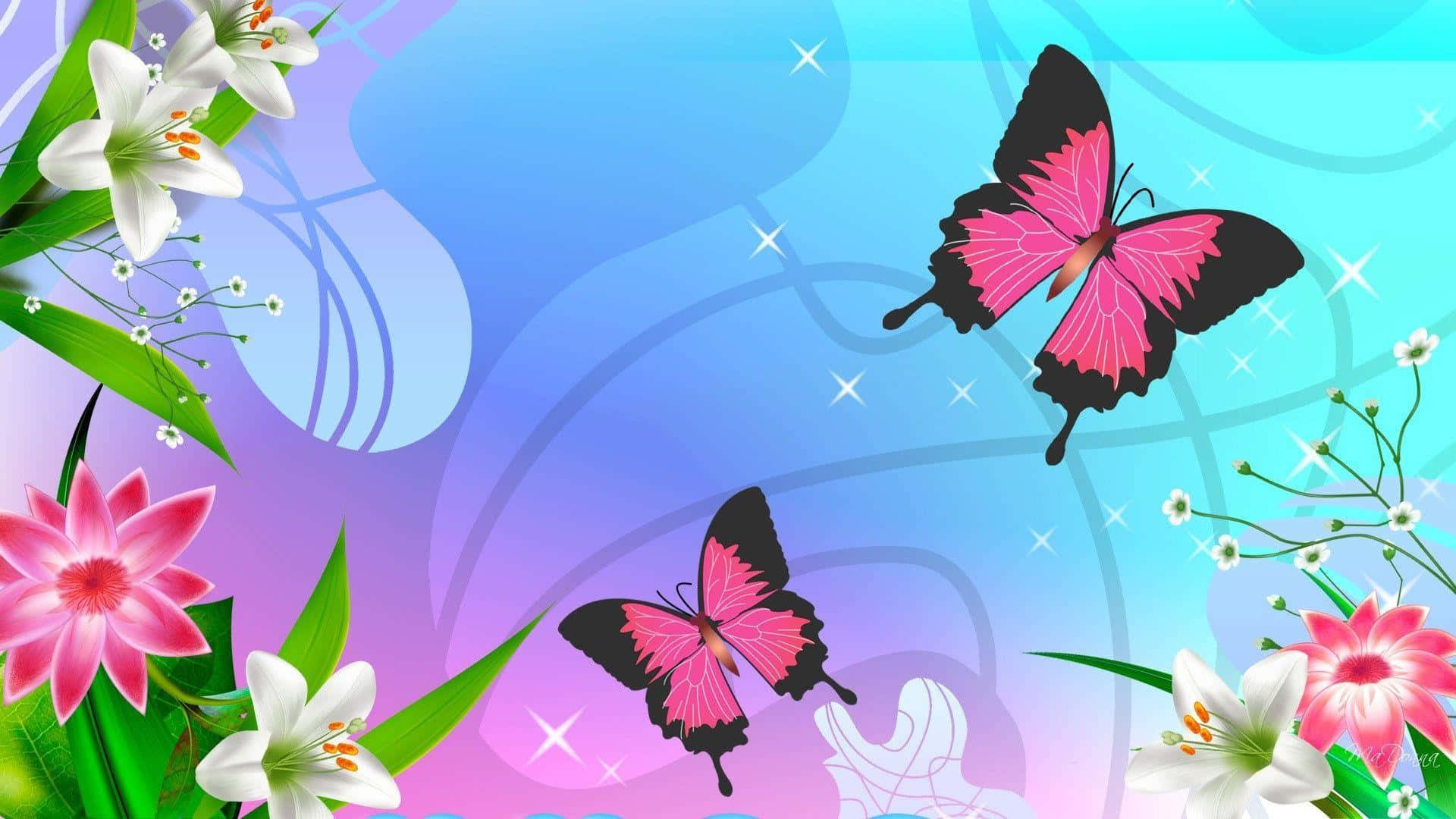Transcend spacetime on your Butterfly Desktop Wallpaper