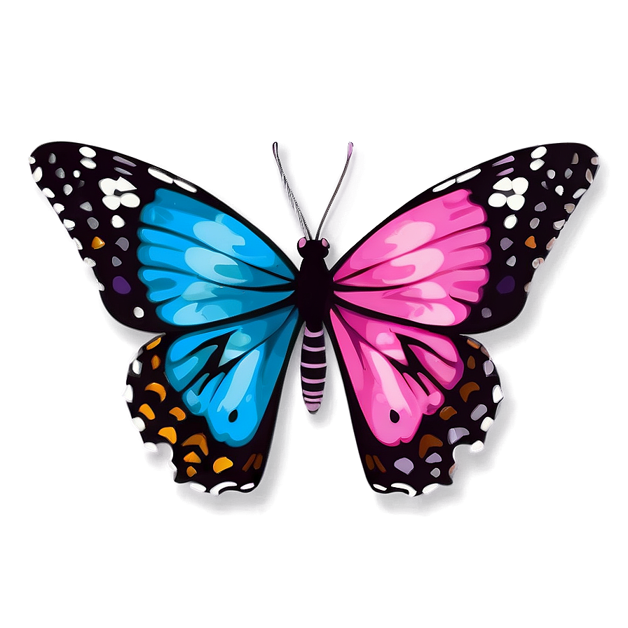 Butterfly Emoji Expression Png 04292024 PNG
