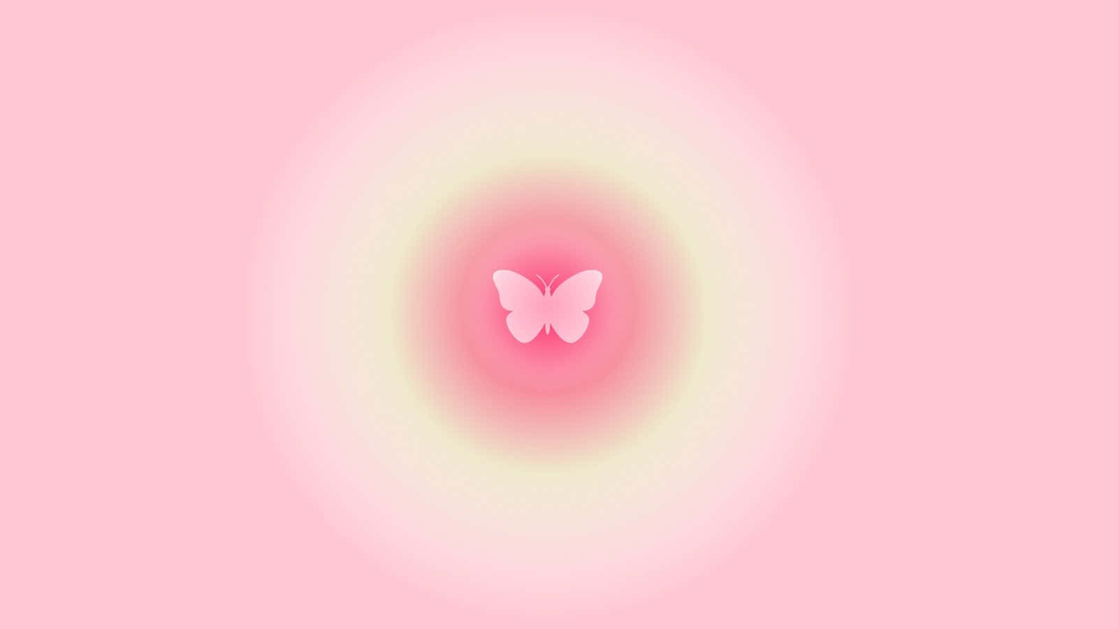 Butterfly Glow Abstract Background Wallpaper