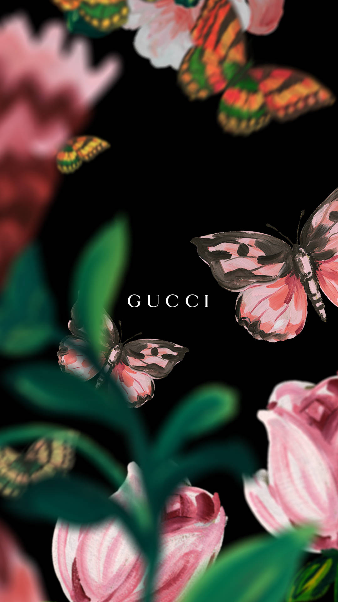 Butterfly Gucci Iphone Wallpaper