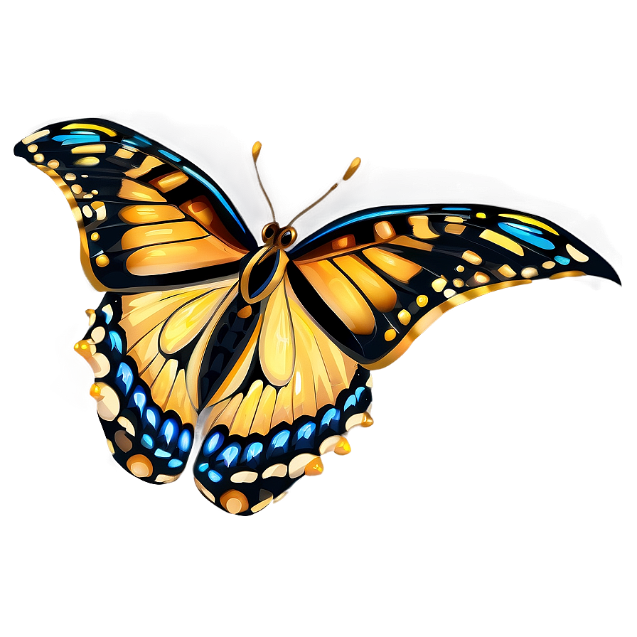 Butterfly Illustration Png 65 PNG