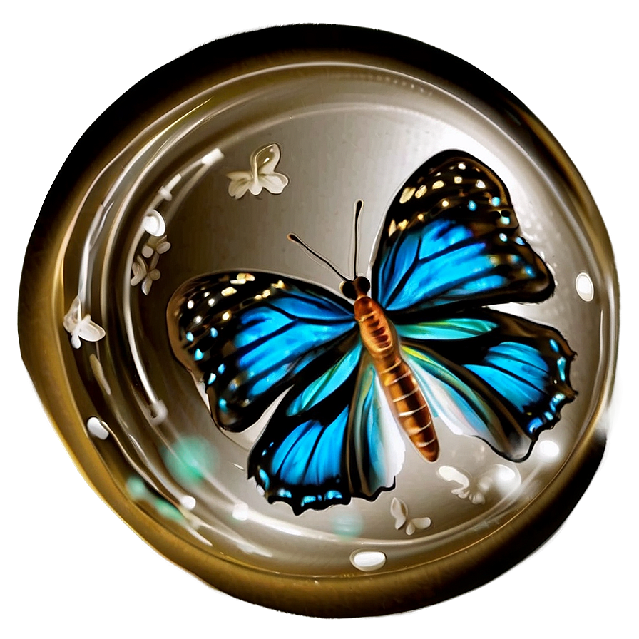 Butterfly In Glass Png 32 PNG